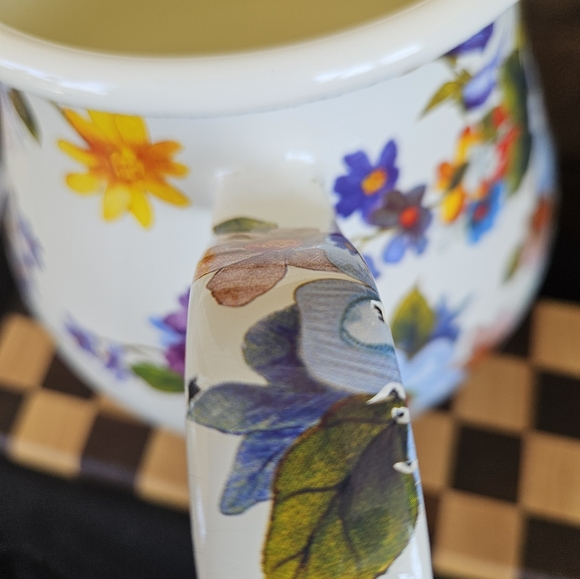 Mackenzie Childs Flower Market White Drink Pitcher - Picture 8 of 10
